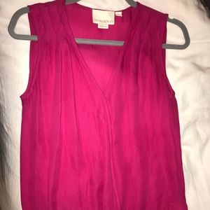 Cynthia Rowley hot pink 100% silk